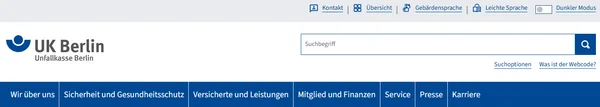 UK Berlin Screenshot Kopfzeile