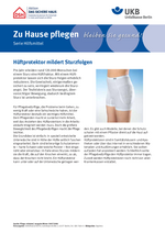 Hüftprotektor mildert Sturzfolgen Hüftprotektor mildert Sturzfolgen
