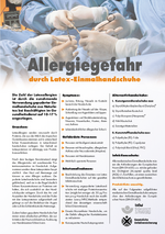 Allergiegefahr durch Latex-Einmalhandschuhe