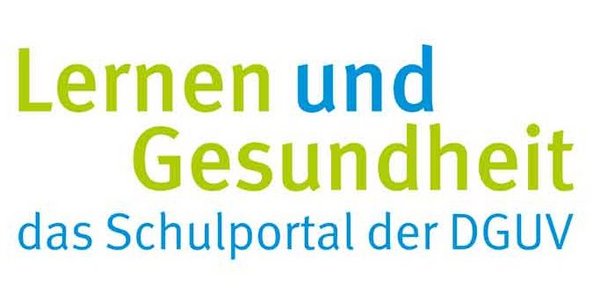 Logo DGUV Schulportal Lernen und Gesundheit
