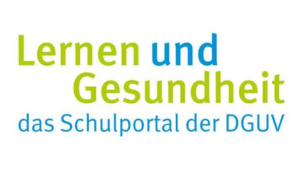 Logo DGUV Schulportal Lernen und Gesundheit