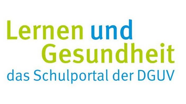 Logo DGUV Schulportal Lernen und Gesundheit