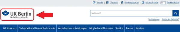 UK Berlin Screenshot Kopfzeile Logo