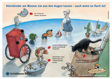 Ein Plakat mit Tipps für Kinder