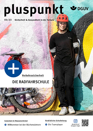 DGUV pluspunkt Ausgabe 3/2023 Cover